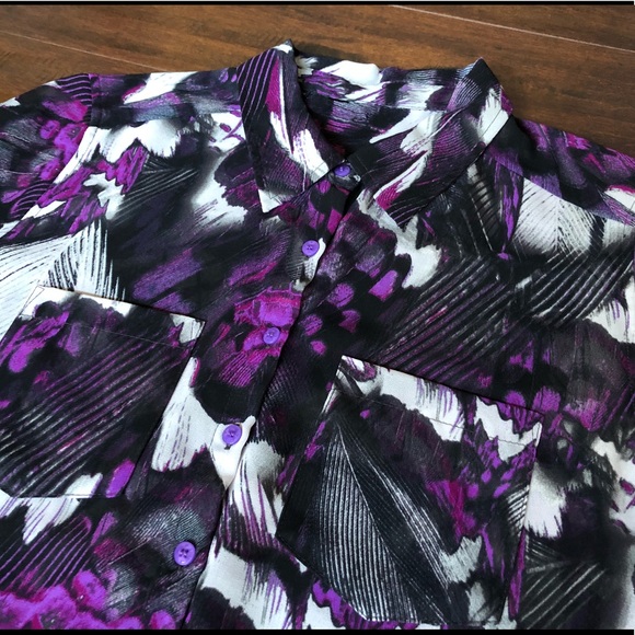 Guess Sheer Blouse (Size 4) - Picture 3 of 8